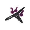 Bad Kitty Strap-On Purple-Wibrator - zestaw strap on