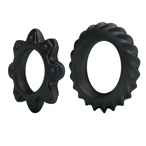 Baile Ring Flowering Silicone - zestaw elastycznych pierścieni erekcyjnych