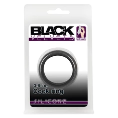 Black Velvets Cock Ring 3,8Cm  - Flexibilní erekční kroužek