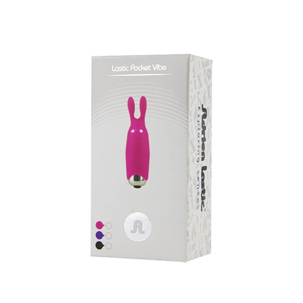 Cnex Lastic Pocket Vibe Rabbit Purple - miniwibrator, fioletowy