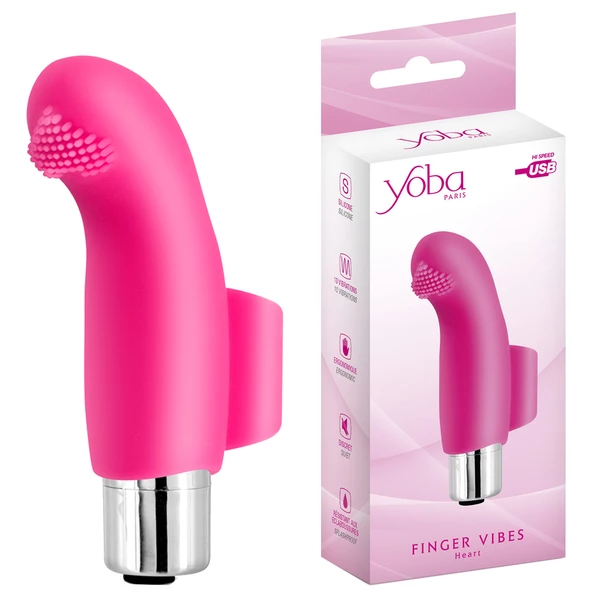Yoba Finger Vibes Heart - Wibrator na palec