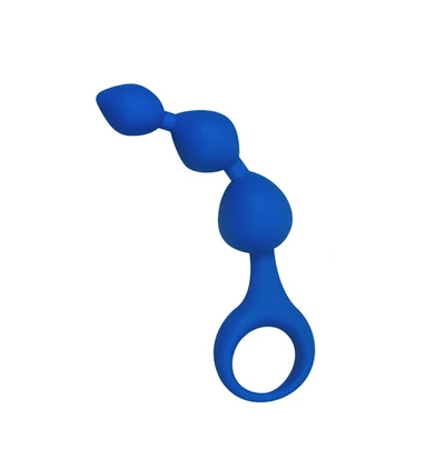 Cnex Triball Amuse-G Blue - Koraliki analne, niebieskie