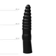 All Black 34cm - Klasické dildo