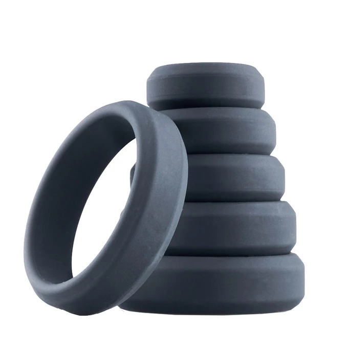 Boners Wide Cockring Set - zestaw elastycznych pierścieni erekcyjnych