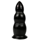 All Black 23cm - Klasické dildo