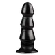 All Black 17 cm - Klasické dildo
