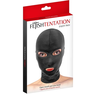 Fetish tentation Maska Open Mouth and Eyes Hood - maska na twarz