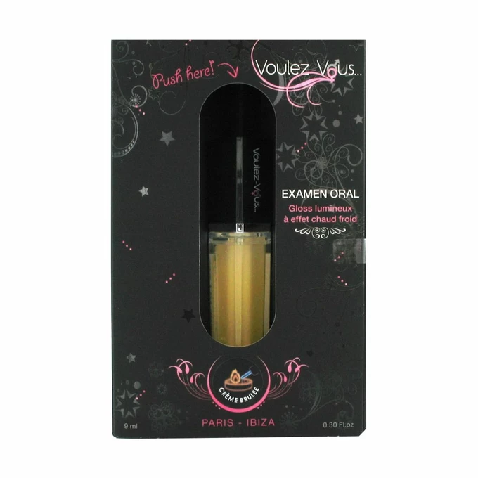 Voulez-Vous...  Light Gloss Creme Brulee - Błyszczyk stymulujący o smaku Deser creme brulee