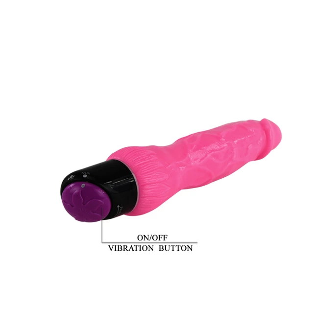 Baile Colorful Sex Experience Pink Vibe - wibrujące dildo, różowy