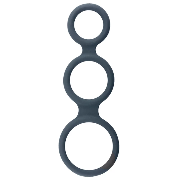 Boners TRIPLE COCK RING - elastyczny pierścień erekcyjny
