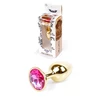 Boss Series Jewellery Gold Pink  - Růžový anální kolík