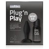 Cobeco Coolmann Plug'N Play Duo Set (50Ml) - zestaw korek analny i lubrykant