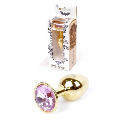 Boss Series Jewellery Gold Rose  - Anální kolík světlé růžový