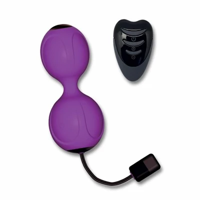 Cnex Kulki-Kegel Vibe (Purple) - Wibrujące kulki gejszy
