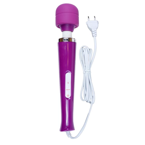 Boss Series Magic Wand Cable - Wibrator wand, fioletowy
