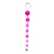 Boss Series Jelly Anal 10 Beads Pink  - Anální korálky růžové