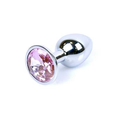 Boss Series Jewellery Silver Rose - Korek analny, różowy