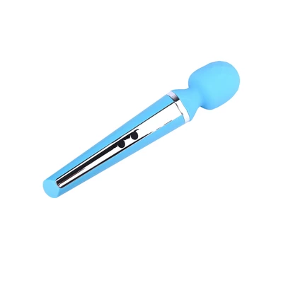 Boss Series Massager Genius Usb Blue - Wibrator wand, niebieski