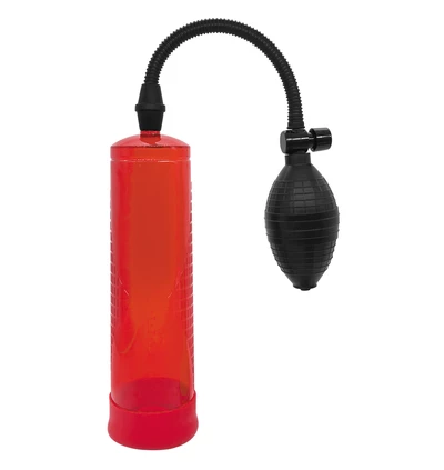 Boss Series Powerpump Red - Pompka powiększająca penisa, czerwona