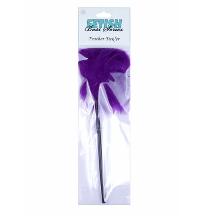 Boss Series Feather Tickler Purple - Piórko do łaskotania, fioletowe