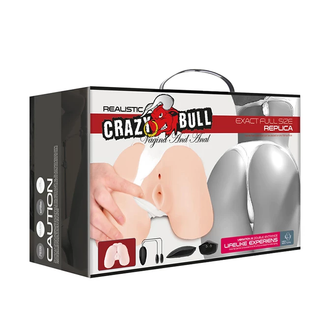 Crazy Bull - Vagina And Anal 01 - Masturbator naturalistyczny wibrujący na pilota
