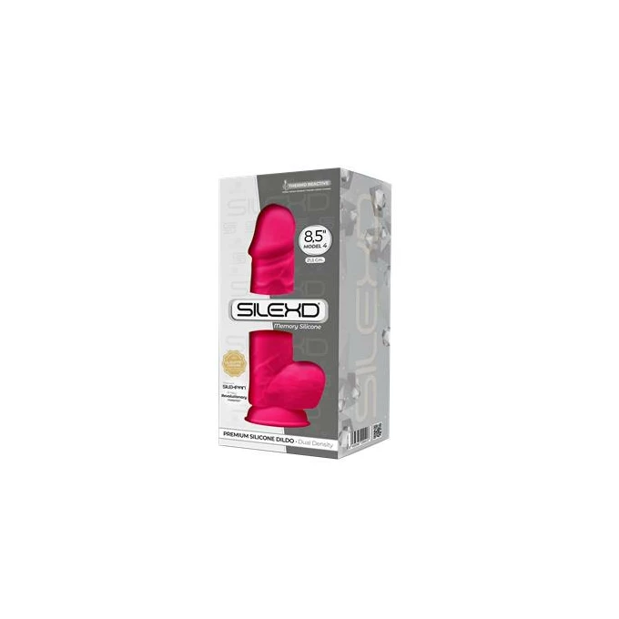 Cnex SD Model 4 - 8,5' Pink thermo - Dildo klasyczne termoaktywne, różowe
