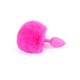 Boss Series Jewellery Silikon Plug Bunny Tail Pink  - Růžový anální kolík s ocasem