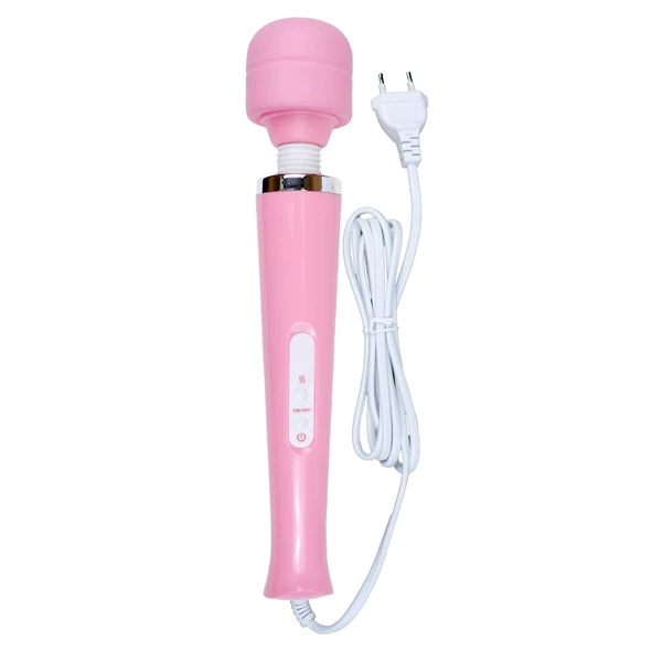 Boss Series Magic Wand Cable - Wibrator wand, różowy