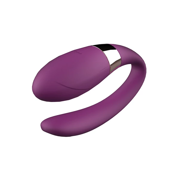 Boss Series V Vibe Purple - Wibrator dla par sterowany pilotem, fioletowy