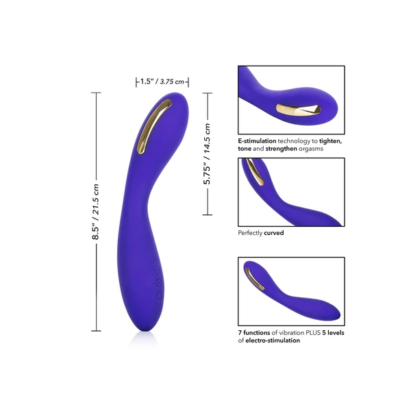 CalExotics Estim Wand - Wibrator do punktu G z elektrostymulacją
