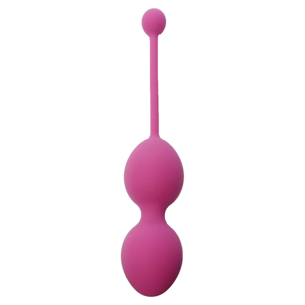 Boss Series Silicone Kegel Balls 200G Dark Pink - Kulki gejszy, różowe