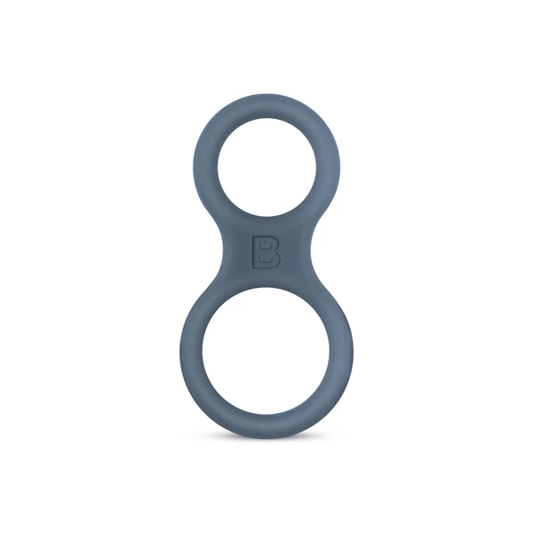 Boners Silicone Cock Ring And Ball Stretcher - Elastyczny pierścień erekcyjny