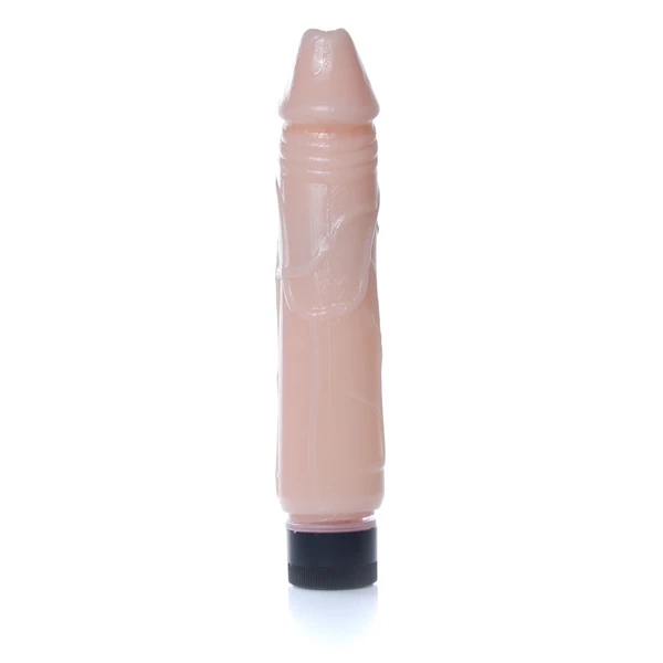 Boss Series Juicy Jelly Multispeed Skin - Wibrujące dildo, cielisty