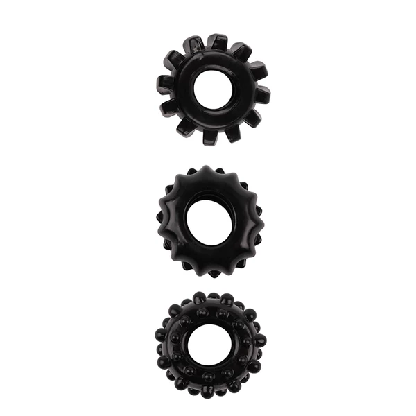 Dream Toys All Time Favorites Set Of 3 Cockrings - Zestaw elastycznych pierścieni erekcyjnych