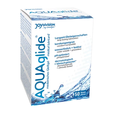 JoyDivision Aquaglide, 50 Portions Bag - Lubrykant na bazie wody w saszetkach 50 szt