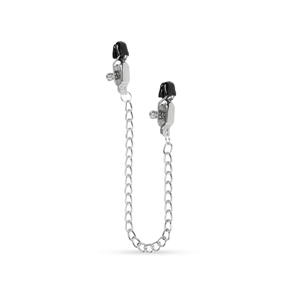 Easy Toys Big Nipple Clamps With Chain - Zaciski do sutków