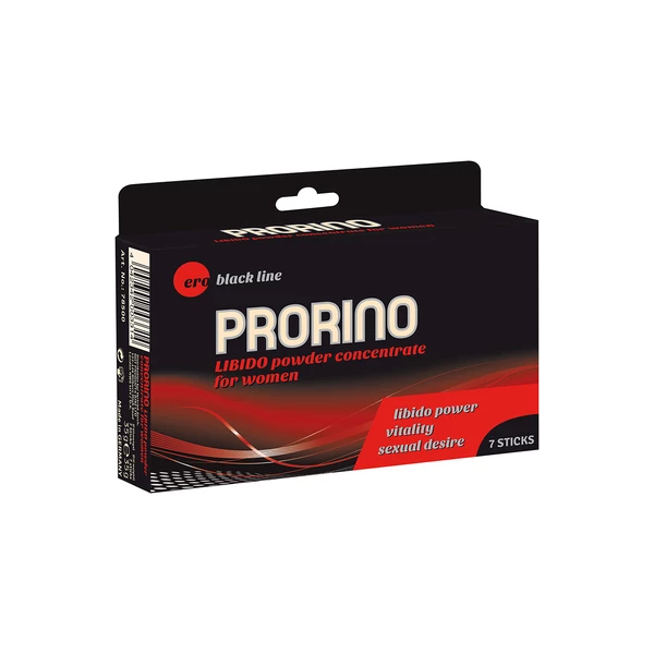 HOT Ero Prorino Black Line Libido Powder Concentrate - środek zwiększający libido w saszetkach, 7szt