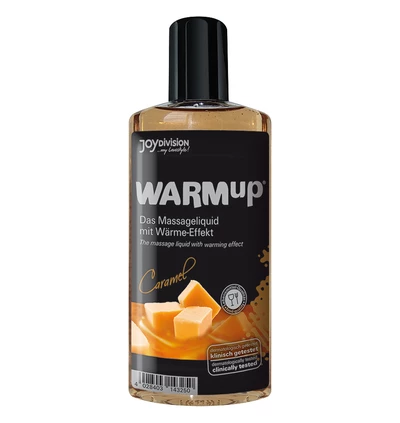 JoyDivision Warmup Caramel, 150 Ml - Rozgrzewający olejek do masażu, karmelowy