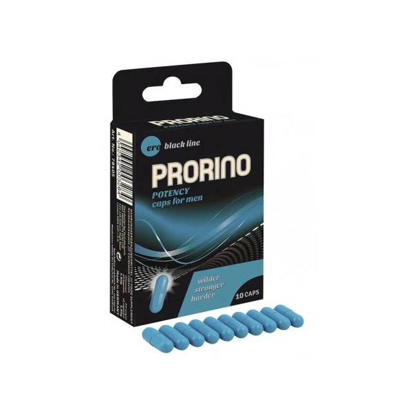 HOT Prorino Men Black Line Potency Caps - 2 szt - środek zwiększający libido