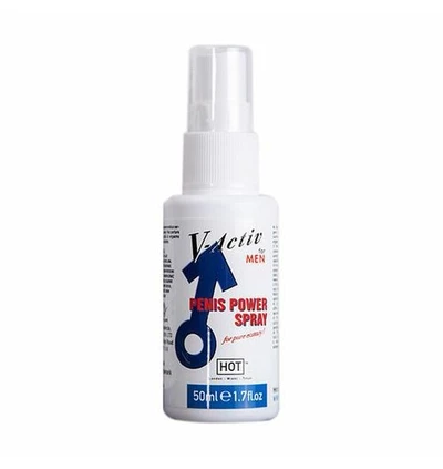 HOT V Activ Penis Power Spray For Men 50Ml - Spray wydłużający stosunek