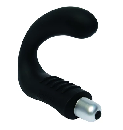 JoyDivision Joystick Prostata Booster, Black - Wibrujący masażer prostaty