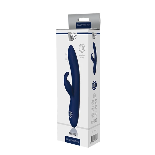 Dream Toys Blue Evolution Themis - Wibrator króliczek
