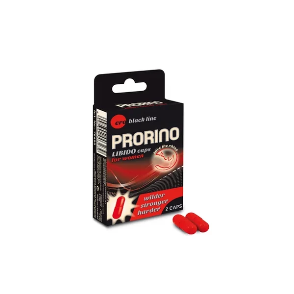 HOT Prorino Women Black Line Libido Caps 10 szt - środek zwiększający libido