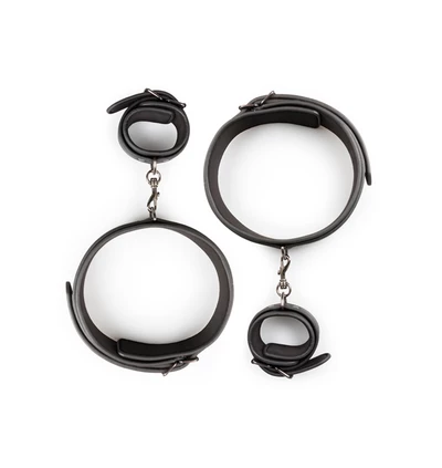 Easy Toys Thigh &amp; Wrist Cuff Set - Kajdanki z opaskami do ud