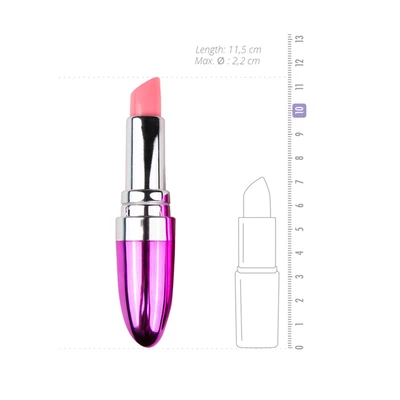 Easy Toys Lipstick Vibrator - Miniwibrator w kształcie szminki