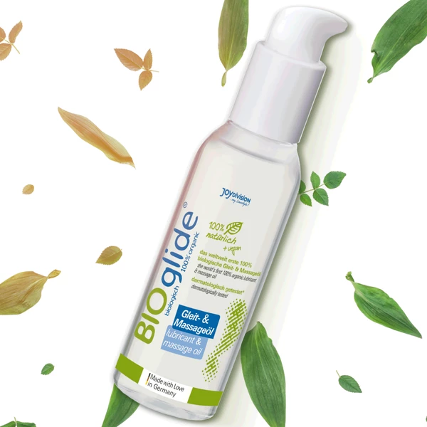 JoyDivision Bioglide Lubricant And Massage Oil, 125 Ml. - Naturalny żel intymny do masażu