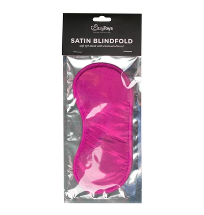 Easy Toys Pink Satin Eye Mask - Opaska na oczy, różowa