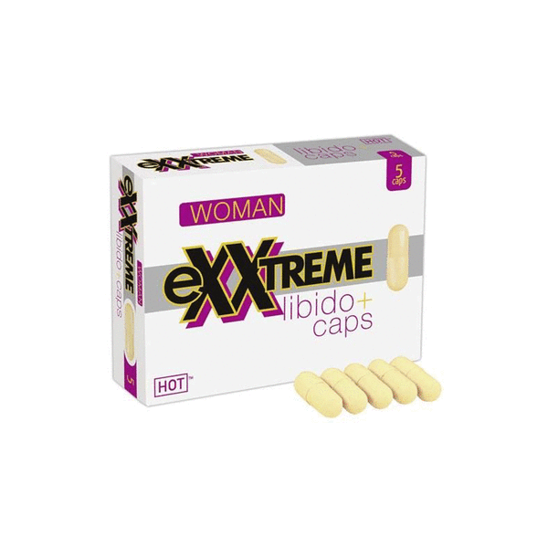HOT Exxtreme Libido Caps Woman 5 szt - Kapsułki na libido