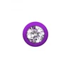 Lola Games Anal Bead With Crystal Emotions Buddy Purple - Koraliki analne z kryształem, fioletowe