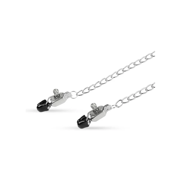 Easy Toys Big Nipple Clamps With Chain - Zaciski do sutków